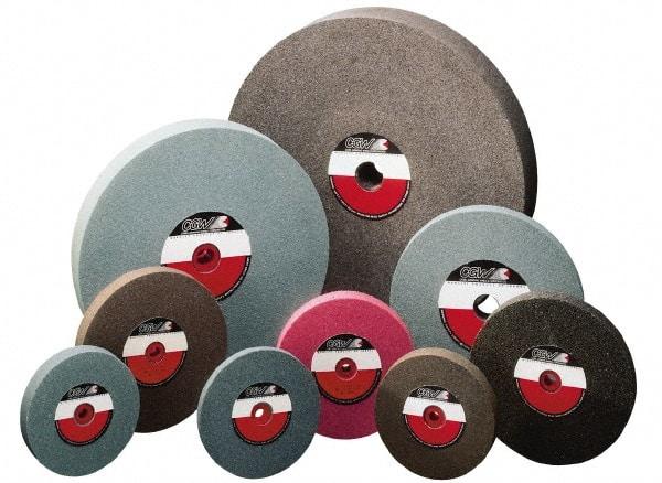 Camel Grinding Wheels - 24 Grit Aluminum Oxide Bench & Pedestal Grinding Wheel - 10" Diam x 1-1/4" Hole x 1-1/2" Thick, 2483 Max RPM, Q Hardness, Very Coarse Grade , Vitrified Bond - Caliber Tooling