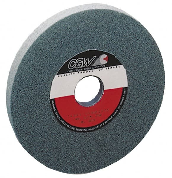 Camel Grinding Wheels - 80 Grit Silicon Carbide Bench & Pedestal Grinding Wheel - 10" Diam x 1-1/4" Hole x 1-1/2" Thick, 2483 Max RPM, I Hardness, Medium Grade , Vitrified Bond - Caliber Tooling