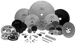 Cratex - 24 Grit, 7" Wheel Diam, 3/16" Wheel Thickness, 7/8" Arbor Hole, Type 27 Depressed Center Wheel - Aluminum Oxide, Compatible with Angle Grinder - Caliber Tooling