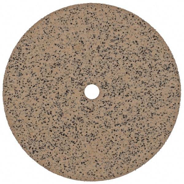 Cratex - 3" Diam 1/4" Hole 36 Grit Fiber Disc - Very Coarse Grade, Aluminum Oxide - Caliber Tooling