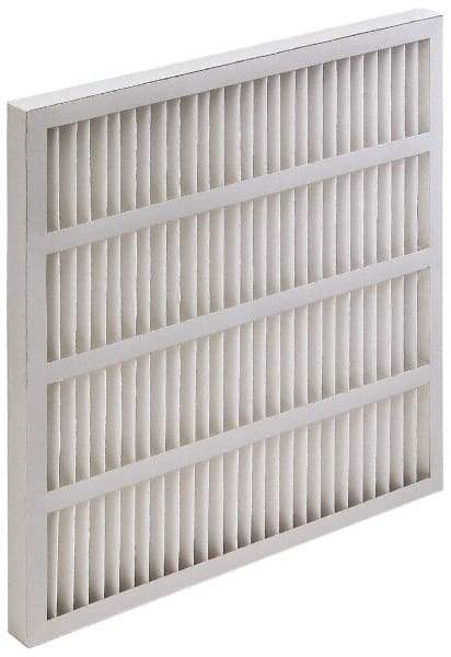 Value Collection - 16" Noml Height x 20" Noml Width x 3-3/4" Noml Depth, 35 to 45% Capture Efficiency, Wireless Pleated Air Filter - MERV 8, Synthetic, Beverage Board Frame, 625 Max FPM, 1,400 CFM, For Heating & Air Conditioning Units - Caliber Tooling