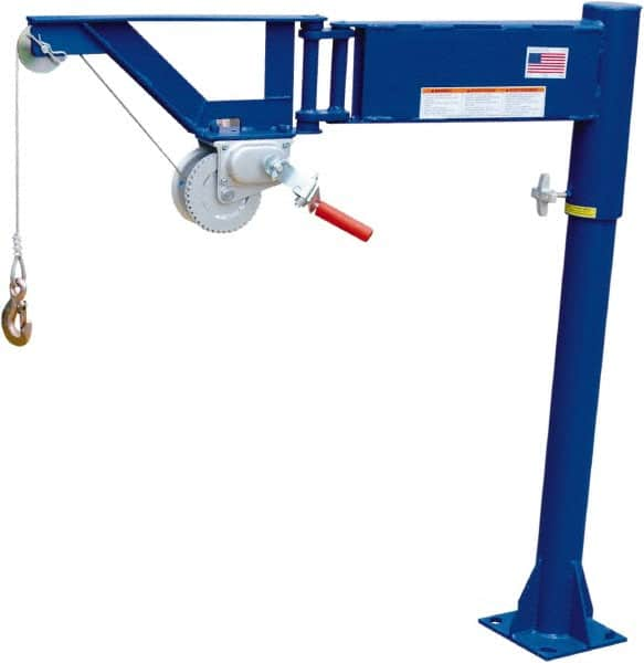 Vestil - 400 Lb Load Capacity, Steel Jib Crane - 3' 13/16" Span - Caliber Tooling