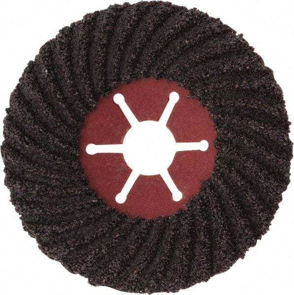 Value Collection - 4-1/2" Diam 7/8" Hole 24 Grit Fiber Disc - Very Coarse Grade, Aluminum Oxide, 12,000 Max RPM - Caliber Tooling