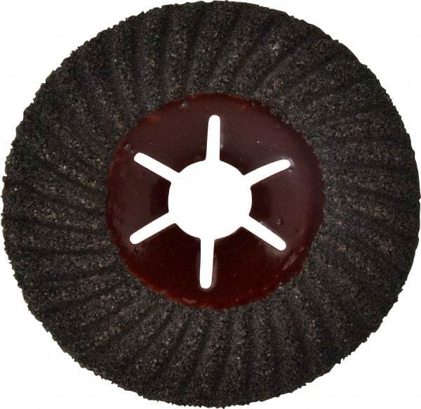 Value Collection - 4-1/2" Diam 7/8" Hole 36 Grit Fiber Disc - Very Coarse Grade, Silicon Carbide, 13,300 Max RPM - Caliber Tooling