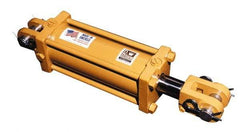 Prince - 3-1/2" Bore, 1-3/8" Rod Diam, Double Acting NFPA Tie Rod Cylinder - 24" Stroke Length, 3/4-16 Port, 3/4-16 Rod Thread, Clevis Mount - Caliber Tooling