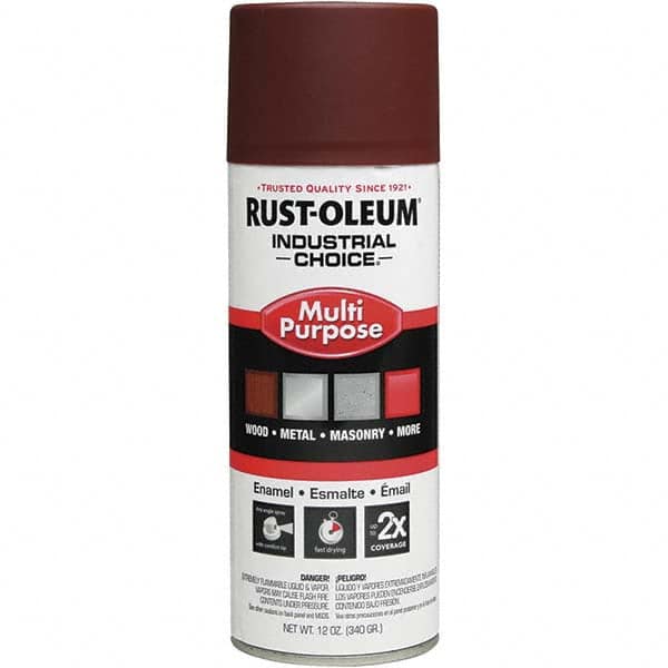 Rust-Oleum - 12 oz Flat Red Interior/Exterior Enamel Spray Primer - Caliber Tooling