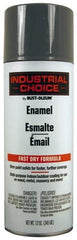 Rust-Oleum - Universal Gray, Gloss, Enamel Spray Paint - 8 to 12 Sq. Ft. per Can, 16 Ounce Container, Use on Drums, Equipment and Color Coding, Furniture, Ladders, Lockers, Motors, Stenciling, Tools - Caliber Tooling