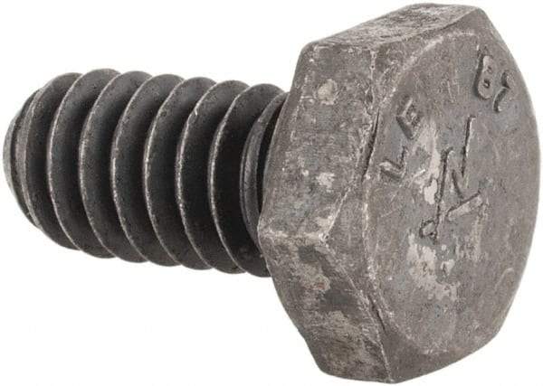 Made in USA - 1/4-20 Thread, 1/2" Length Under Head, Alloy Steel Hex Head Bolt - Uncoated, UNC Thread, ASTM A193, Grade B7 - Caliber Tooling