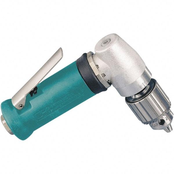 Dynabrade - 1/4" Keyed Chuck - Right Angle Handle, 15,000 RPM, 0.4 hp, 90 psi - Caliber Tooling