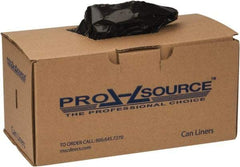 PRO-SOURCE - 20 Gal Capacity, 1 mil Thick, Household/Office Trash Bags - Linear Low-Density Polyethylene (LLDPE), Roll Dispenser, Black - Caliber Tooling