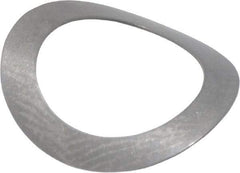 Gardner Spring - 5/16" Bolt, 0.331" ID, Grade 301 Stainless Steel, Curved Disc Spring - 0.49" OD, 0.077" High, 0.008" Thick - Caliber Tooling