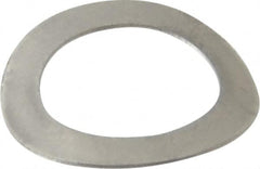 Gardner Spring - 3/8" Bolt, 0.4" ID, Grade 301 Stainless Steel, Curved Disc Spring - 0.612" OD, 0.074" High, 0.013" Thick - Caliber Tooling