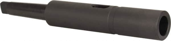 Collis Tool - MT4 Inside Morse Taper, MT4 Outside Morse Taper, Extension Morse Taper to Morse Taper - 13-11/16" OAL, Steel - Exact Industrial Supply