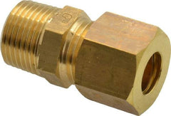 Legris - 10mm OD, Brass Male Connector - 330 Max Working psi, -40 to 210°F, Comp x MBSPT Ends - Caliber Tooling