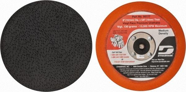 Dynabrade - 6" Diam Adhesive/PSA Disc Backing Pad - Medium Density, 13,000 RPM - Caliber Tooling