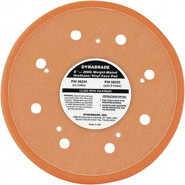 Dynabrade - 8" Diam Adhesive/PSA Disc Backing Pad - Medium Density, 13,000 RPM - Caliber Tooling