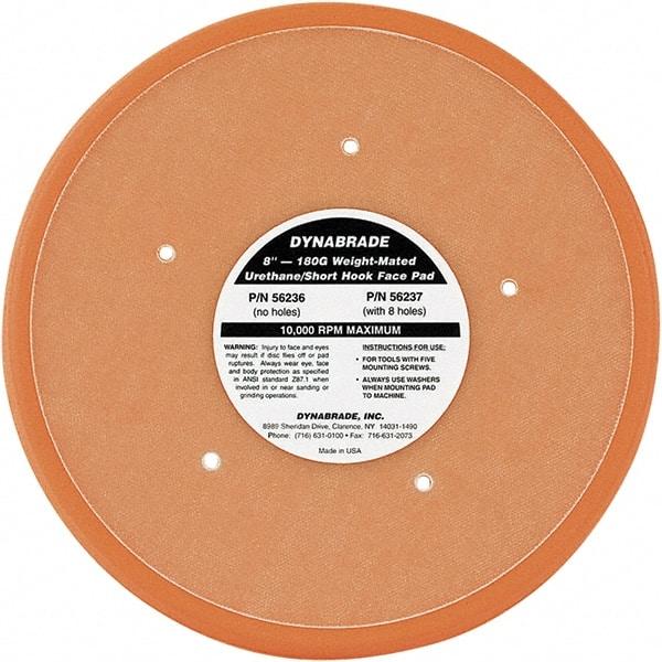 Dynabrade - 8" Diam Hook & Loop Disc Backing Pad - Medium Density, 13,000 RPM - Caliber Tooling