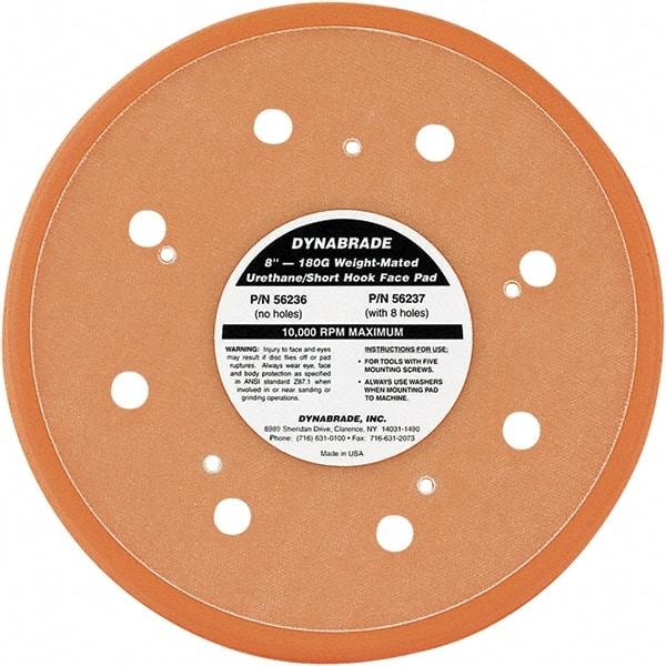 Dynabrade - 8" Diam Hook & Loop Disc Backing Pad - Medium Density, 13,000 RPM - Caliber Tooling