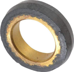 Dynabrade - 5/8" Diam x 1/8" Wide Contact Wheel - 1/8" Arbor Hole, Crowned, 70 Duro Rubber Face - Caliber Tooling