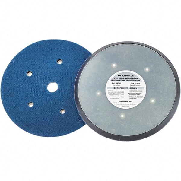 Dynabrade - 8" Diam Hook & Loop Disc Backing Pad - Medium Density, 13,000 RPM - Caliber Tooling