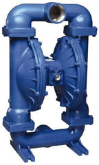 SandPIPER - 3" NPT, Metallic, Air Operated Diaphragm Pump - PTFE Diaphragm, Stainless Steel Housing - Caliber Tooling