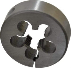 Interstate - 11/16-16 UNF Thread, 2" Outside Diam High Speed Steel Round Die - Right Hand Thread, Adjustable - Exact Industrial Supply