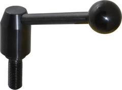 J.W. Winco - M16 x 2.0, 23mm Hub Diam, Steel Threaded Stud Adjustable Clamping Handle - Caliber Tooling