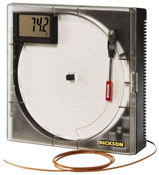 Dickson - -50 to 500°F, Temp Recorder - 4 Ft. Long Probe, 120 AC Voltage, Dickson KTx and KTxE - Caliber Tooling