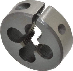 Interstate - 1/16-27 NPS Thread, Round Pipe Die - 1" Outside Diam, High Speed Steel - Exact Industrial Supply