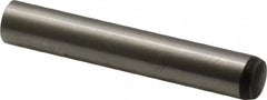 Value Collection - 8mm Diam x 50mm Pin Length Alloy Steel Standard Dowel Pin - C 58-62 Hardness, 23,700 Lb Breaking Strength, 1 Rounded End - Caliber Tooling