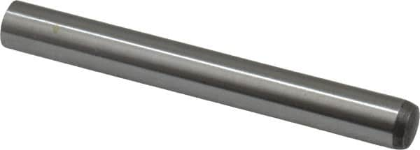 Value Collection - 8mm Diam x 70mm Pin Length Alloy Steel Standard Dowel Pin - C 58-62 Hardness, 23,700 Lb Breaking Strength, 1 Rounded End - Caliber Tooling