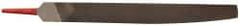 Simonds File - 10" Long, Smooth Cut, Knife American-Pattern File - Double Cut, Tang - Caliber Tooling