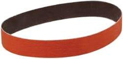 3M - 1-1/2" Wide x 18-15/16" OAL, 80 Grit, Ceramic Abrasive Belt - Ceramic, Medium, Coated, YF Weighted Cloth Backing, Wet/Dry, Series 777F - Caliber Tooling