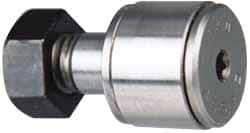 IKO - 6mm Roller Diam x 3mm Width, 3mm Stud Diam x 6mm Length, Stud Cam Follower - Steel, 1/8" Thread Length, 11.5mm OAL, 141 Lb Dynamic Cap - Caliber Tooling