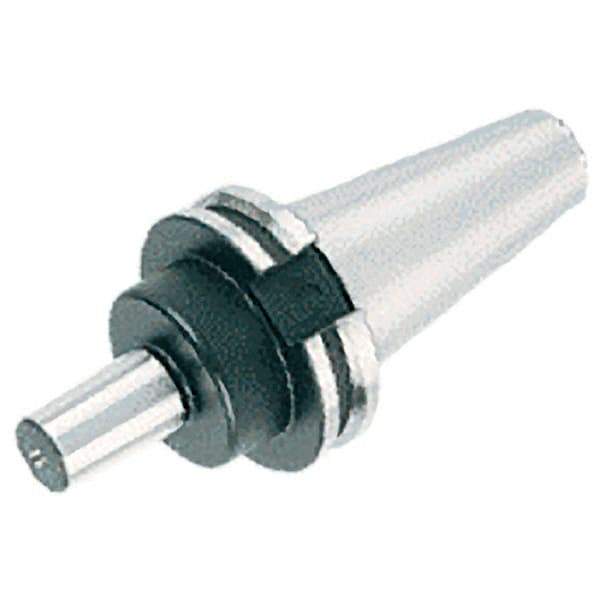 Iscar - CAT40 Outside Taper, JT6 Inside Taper, CAT to Jacobs Taper Adapter - 1-1/2" Projection, 1.752" Nose Diam, 0.0002" TIR - Exact Industrial Supply