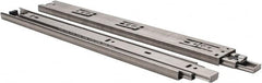 Sugatsune - 13-25/32" Slide Length, 14" Travel Length, Stainless Steel Ball Bearing Slide - 84 Lb Capacity at Full Extension - Caliber Tooling