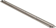 Sugatsune - 31-1/2" Slide Length, 32-5/8" Travel Length, Stainless Steel Ball Bearing Slide - 140 Lb Capacity at Full Extension - Caliber Tooling