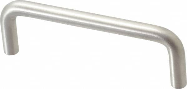 Sugatsune - 5/16" Handle Diam, Satin Finish Stainless Steel Drawer Pull - 1-11/32" Projection, 3-1/2" Center to Center, 316 Grade, 3-13/16" Wide - Caliber Tooling