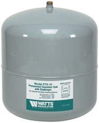 Watts - 6.0 Gallon Capacity, 15 Gallon Tank, 16 Inch Diameter, 20-13/16 Inch High, 1/2 Inch Port, Expansion Tank - Steel, Polymer Coating - Caliber Tooling