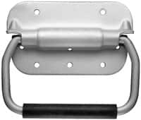 Value Collection - 4-3/4" Wide Plate x 2-3/4" High Plate, 4-3/8" Bail ID, Spring Loaded Chest Handle - 5.06" Wide x 4-3/8" High, Caustic Dipped & Alodine Finish - Caliber Tooling