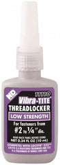 Vibra-Tite - 10 mL Bottle, Purple, Low Strength Liquid Threadlocker - Series 111, 24 hr Full Cure Time, Hand Tool Removal - Caliber Tooling