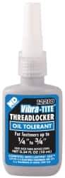 Vibra-Tite - 10 mL Bottle, Blue, Medium Strength Liquid Threadlocker - Series 122, 24 hr Full Cure Time, Hand Tool Removal - Caliber Tooling