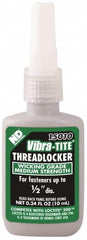 Vibra-Tite - 10 mL Bottle, Green, Medium Strength Liquid Threadlocker - Series 150, 24 hr Full Cure Time - Caliber Tooling