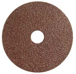 Tru-Maxx - 9-1/8" Diam 7/8" Hole 120 Grit Fiber Disc - Fine Grade, Aluminum Oxide, 8,000 Max RPM - Caliber Tooling