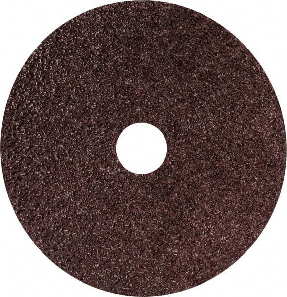 Tru-Maxx - 4" Diam 5/8" Hole 24 Grit Fiber Disc - Very Coarse Grade, Aluminum Oxide, 13,000 Max RPM - Caliber Tooling