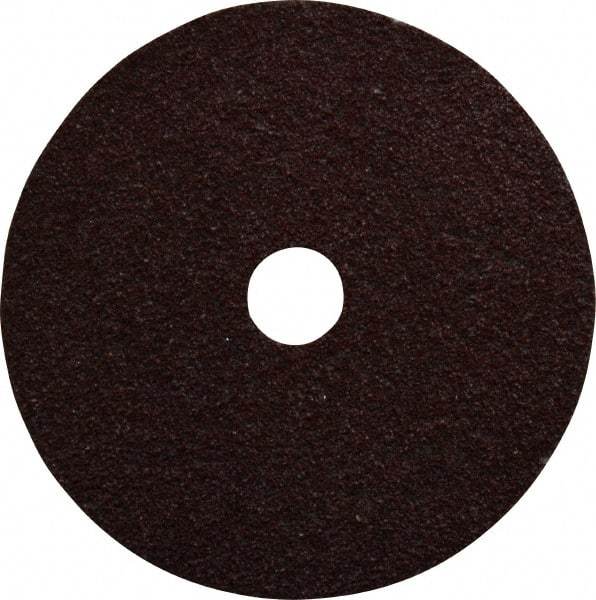 Tru-Maxx - 4" Diam 5/8" Hole 50 Grit Fiber Disc - Coarse Grade, Aluminum Oxide, 13,000 Max RPM - Caliber Tooling