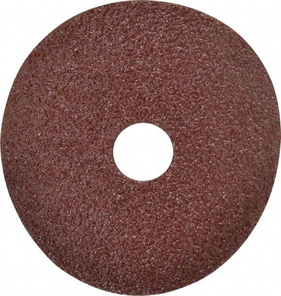 Tru-Maxx - 4-1/2" Diam 7/8" Hole 36 Grit Fiber Disc - Very Coarse Grade, Aluminum Oxide, 13,000 Max RPM - Caliber Tooling