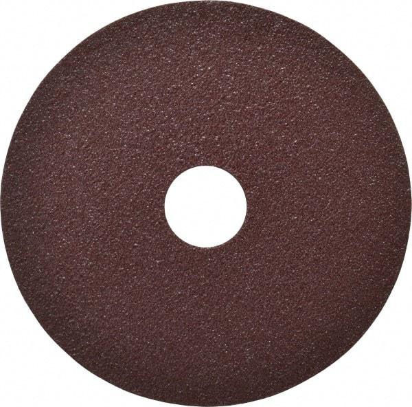 Tru-Maxx - 4-1/2" Diam 7/8" Hole 60 Grit Fiber Disc - Medium Grade, Aluminum Oxide, 13,000 Max RPM - Caliber Tooling