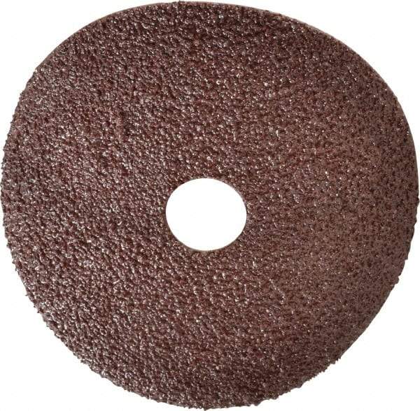 Tru-Maxx - 5" Diam 7/8" Hole 24 Grit Fiber Disc - Very Coarse Grade, Aluminum Oxide, 13,000 Max RPM - Caliber Tooling