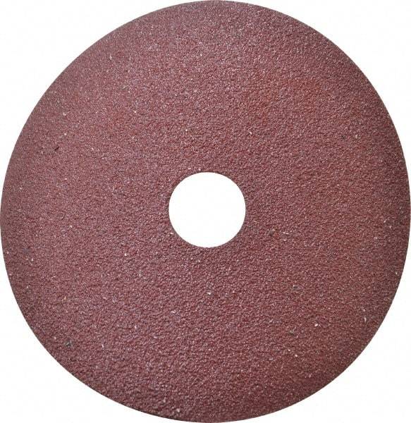 Tru-Maxx - 5" Diam 7/8" Hole 60 Grit Fiber Disc - Medium Grade, Aluminum Oxide, 13,000 Max RPM - Caliber Tooling